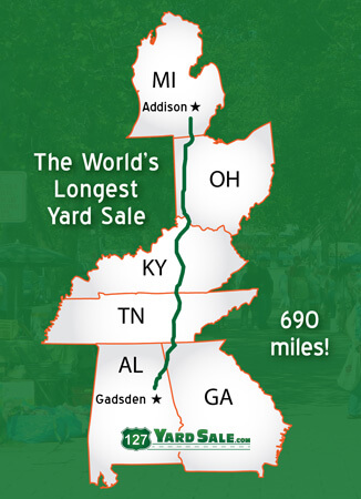 The World's Longest Yard Sale - 690 miles!