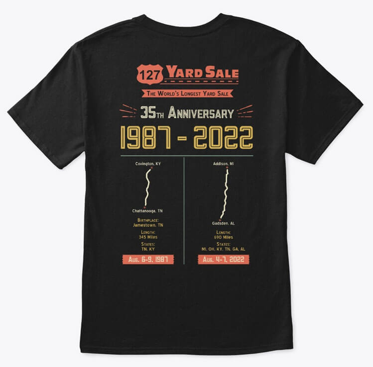 127 Yard Sale Tshirts 2022