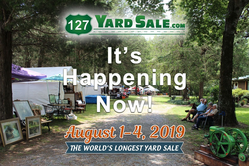 The 127 Yard Sale has officially begun for 2019!