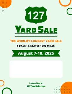 127 Yard Sale Flyer - Design 2